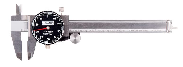 Fowler Dial Caliper with 0-4" Range Shockproof (Black Dial) (520087141)
