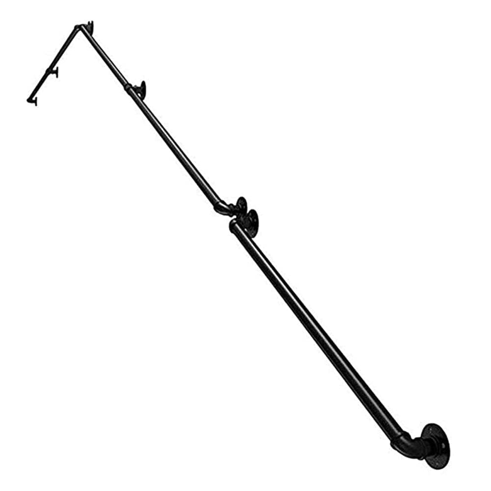 JLVAWIN Safety Stair Railings 1ft-10 ft.Handrail - Complete Kit.Wall-Mount with Screws Easy Installation for Door Pull Handle,Coat Rack, Grab Bar,Towel Bar-6ft
