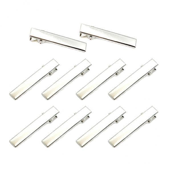 LOOM TREE® 4x10Piece Alligator Hair Clip Flat Single Prong Hair Clip DIY Headdress 4cm | Beads & Jewelry Making | Jewelry Findings | Hair Accessory Findings