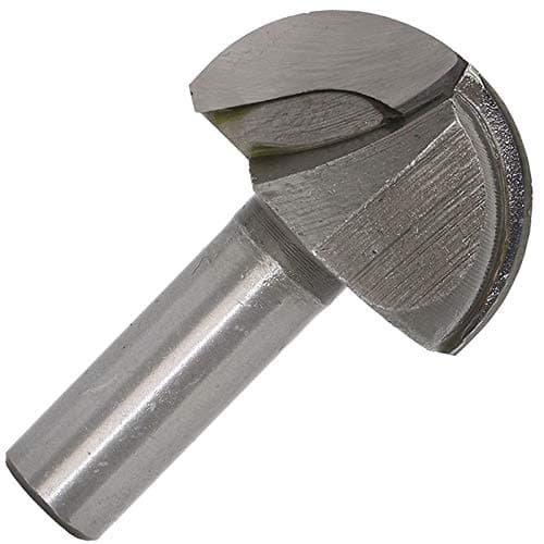 23 Sizes Router Bit Set Double Flute Round Nose Router Bit Woodworking Tool Round Groove Router Bit 1/2 or 1/4 Inch Shank Round Bottom Milling Cutter for Woodworking