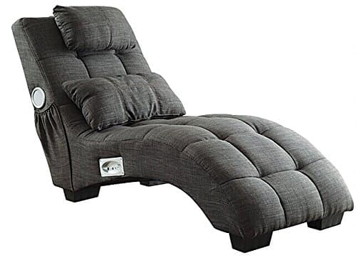 Brassex H-438-GR Grey Chaise with Audio