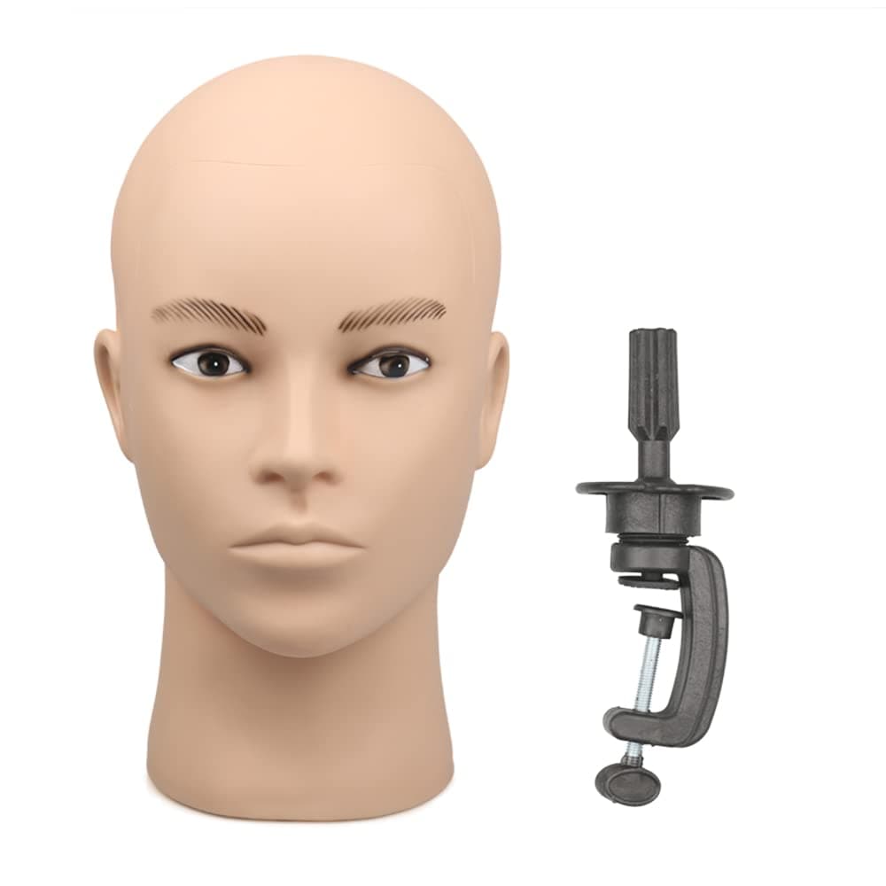 Male Mannequin Head Disply Toupees,Mask,Helmet And Glasses Manikin Head For Masks,Caps Display Or Photos Mannequin Head With Stand