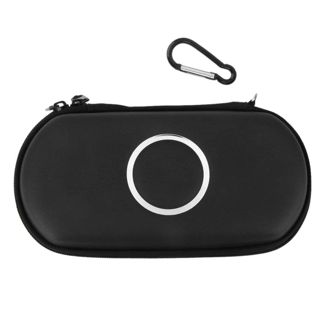 Black and White Rigid PSP Storage Bag