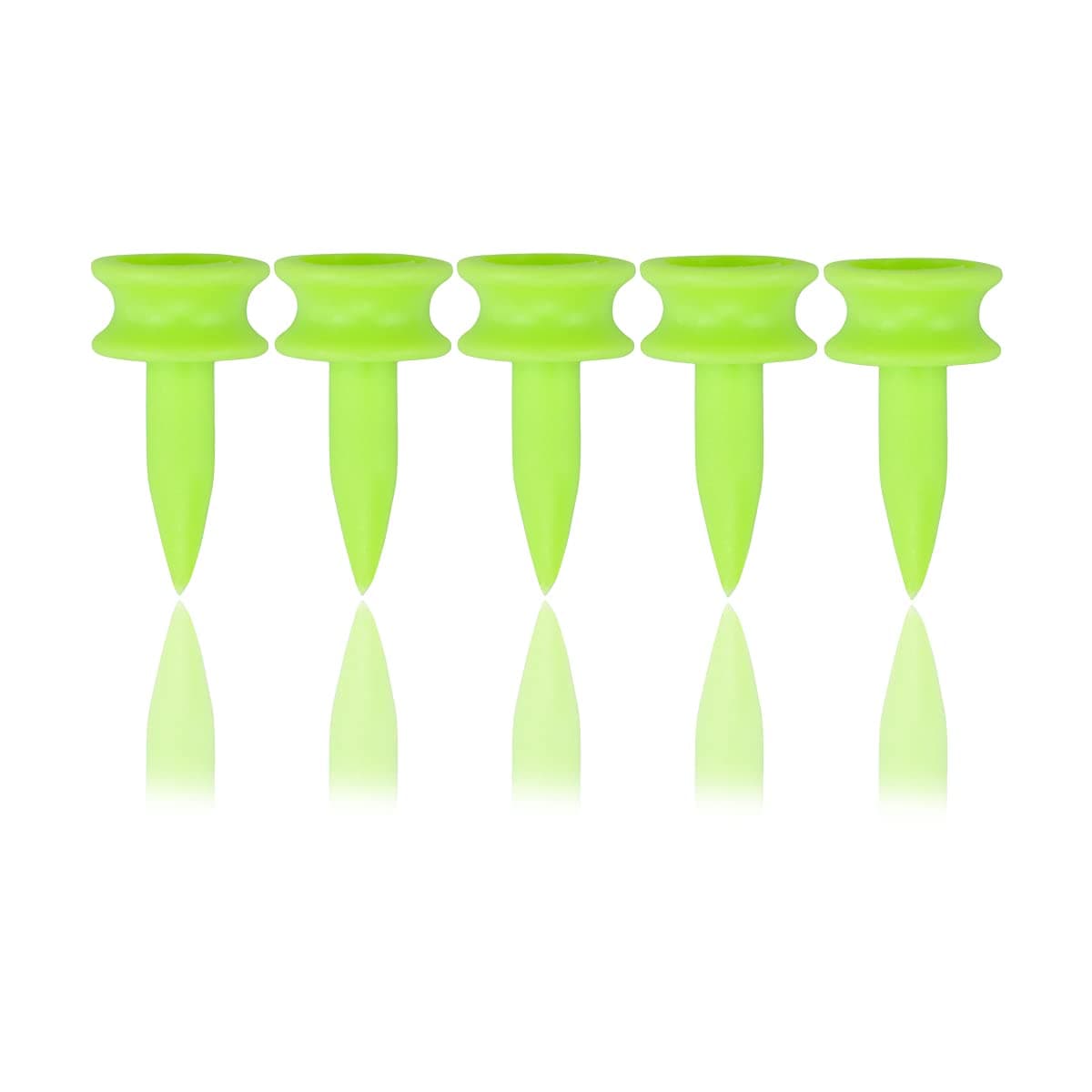 Zivisk Golf Tees Plastic 25MM 100 Count Small Green Golf Tees 1 inch