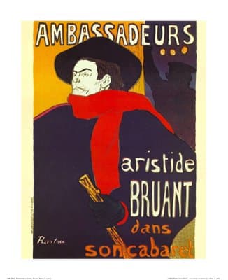Ambassadeurs - Poster by Henri De Toulouse-Lautrec (16 x 20)