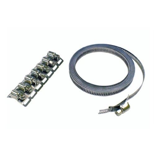 (STRAIGHT / straight) stainless hose clamp set 8mm × 3m 61-975