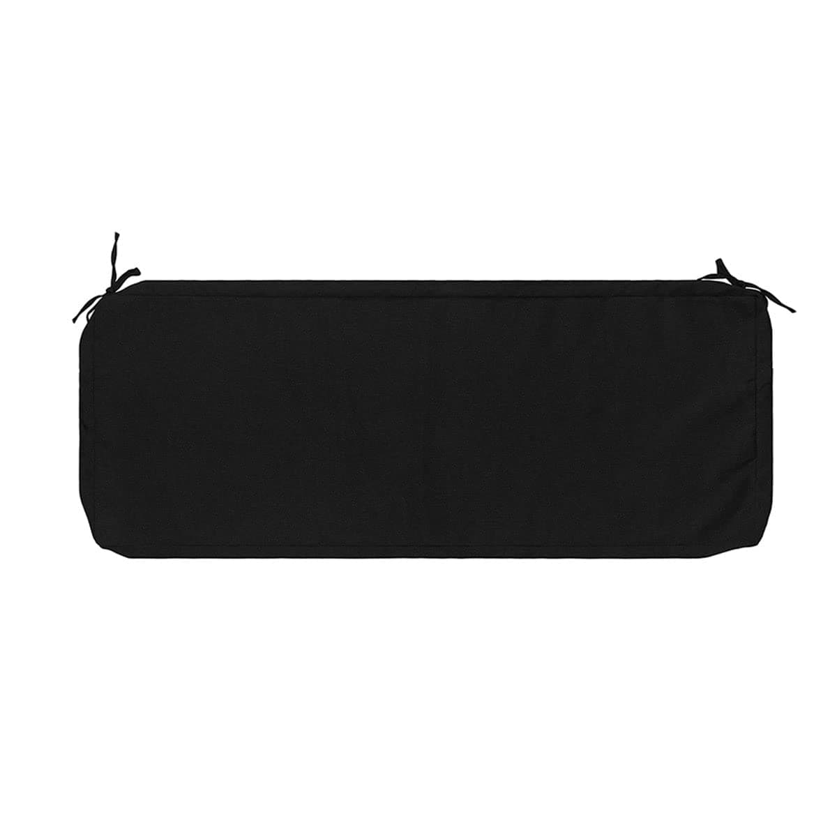 FUNHOME Outdoor Bench Cushion Cover 48 x18 x 3 inch,Slipcover Replacement for Patio Graden Furniture Seat Cushions,Water Resistant Porch Swing Cushion Cover Only,No Insert(Black)