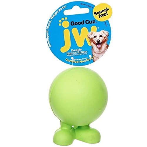 JW Pet Cuz Assorted Good Cuz Rubber Dog Toy Medium