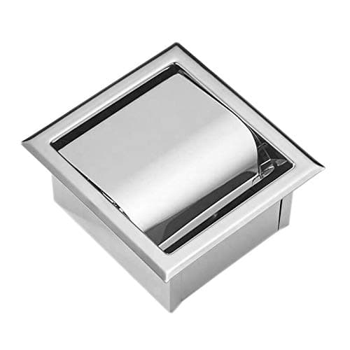 NOIANT Stainless Steel Recessed Toilet Holder Wall Toilet Holder,Modern Style Toilet Holder,Recessed Tissue Roll Dispenser for Bathroom