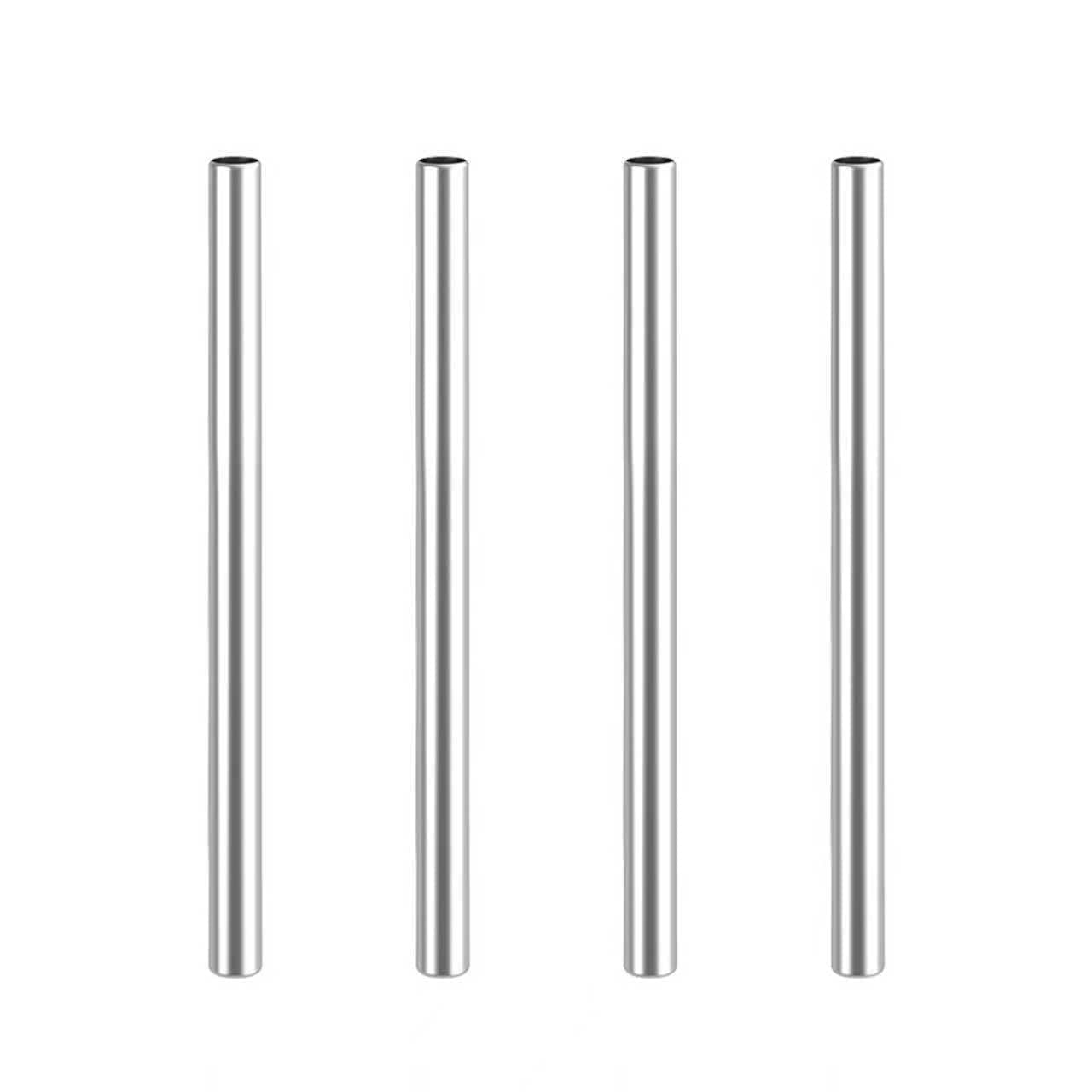 Stainless Steel Replacement Straws for Kids Stainless Steel Smoothie Cups – Food-Grade 304 Stainless Steel – Set of 4 – 105 mm