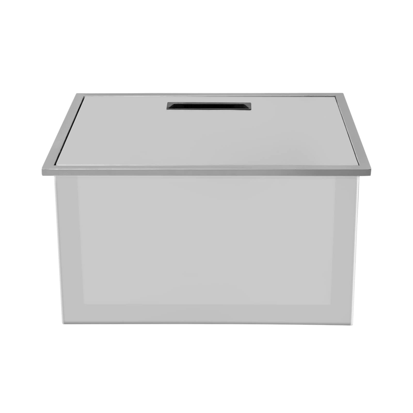 GEYOPMID Drop in Ice Chest, 22''L x 17''W x 12 Drop in Cold Plunge Accessories Rectangle Stainless Steel Cooler Ice Bin for Bar, Dinner Parties, Parties