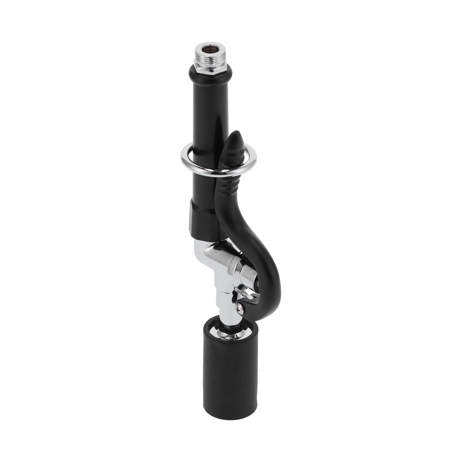 Aoresac Commercial Rinse Faucet Spray Head, 304 Stainless Steel High Pressure Faucet Sprayer Black