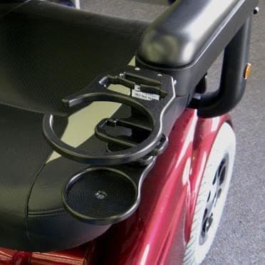 Combination Cell Phone/Drink Holder for Power Wheelchairs (Invacare Tube, 3.25 x .77")