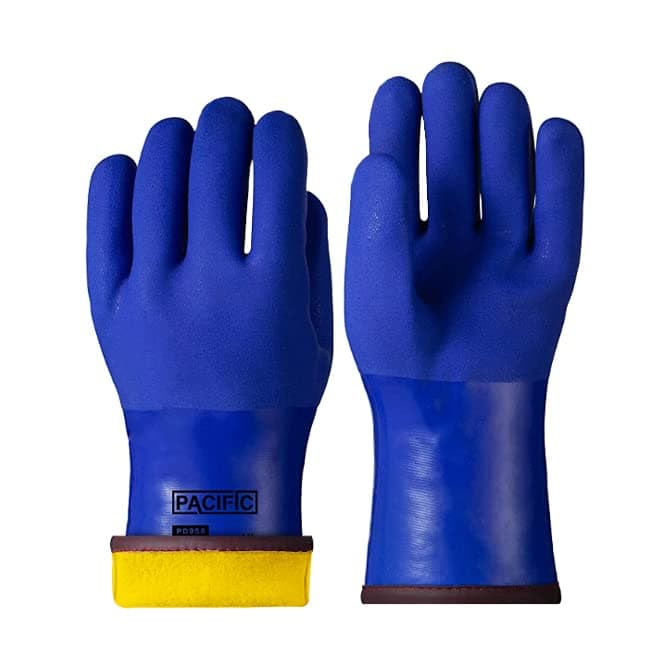 PACIFIC PPE Winter Safety Work Gloves, Thermal Insulated Freezer, Large