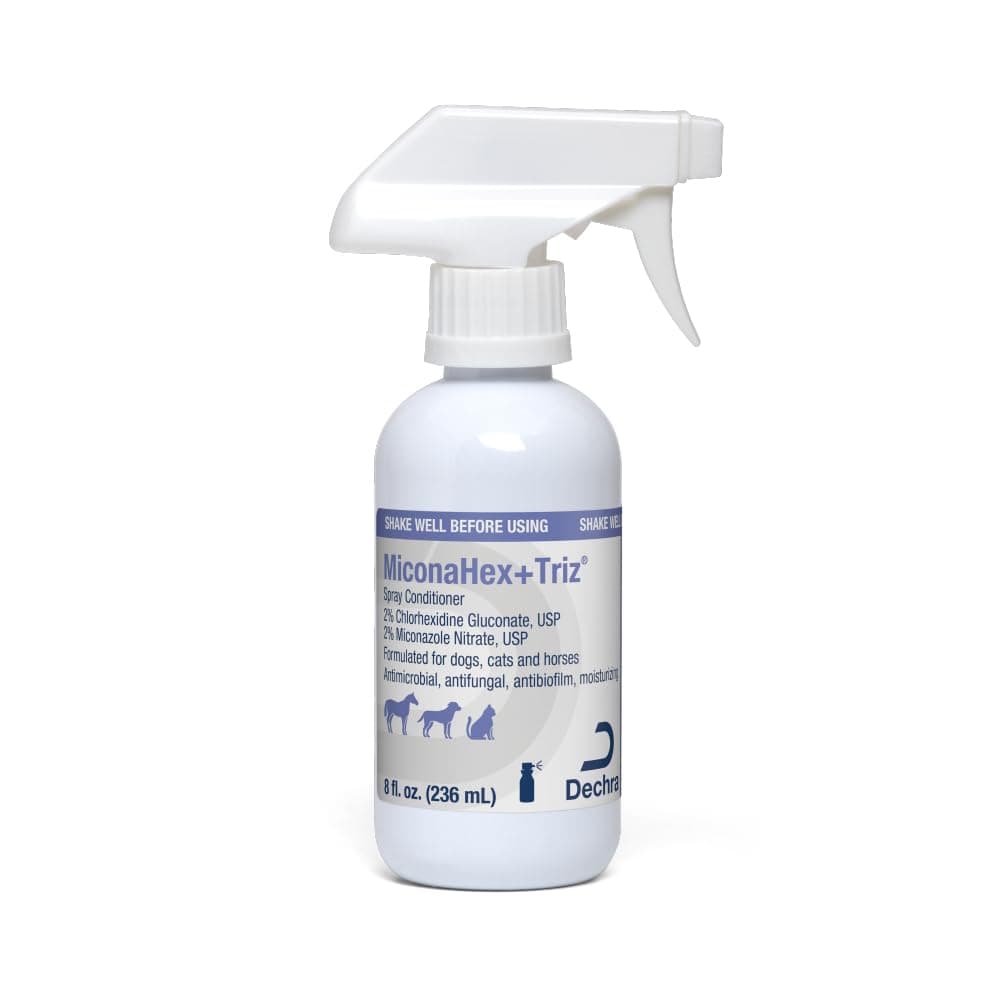 MiconaHex+Triz Spray Conditioner for Dogs, Cats and Horses, 8 oz, Clear