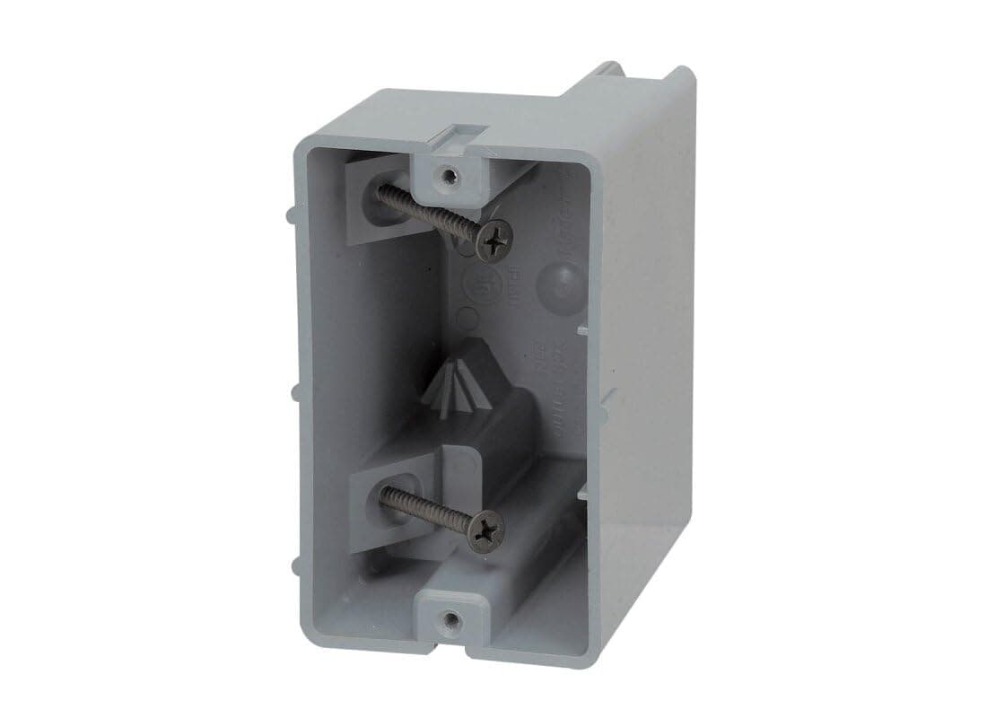Madison Electric Products MSB22+ 1 Gang Device Box (22.5/Cu) with Depth Adjustable, Heavy Duty 42lb