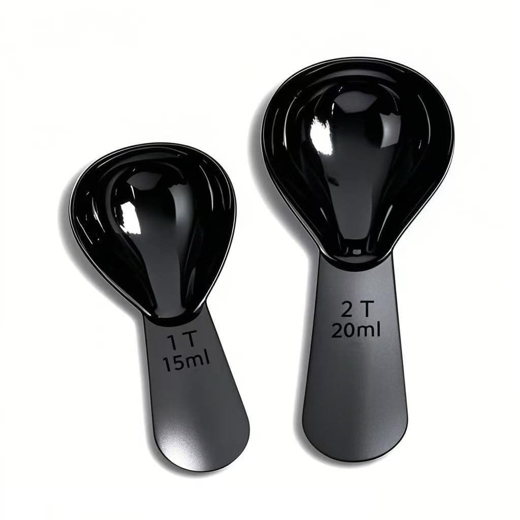 LVYKING 15ml 30ml Coffee Measuring Spoons Set, Black