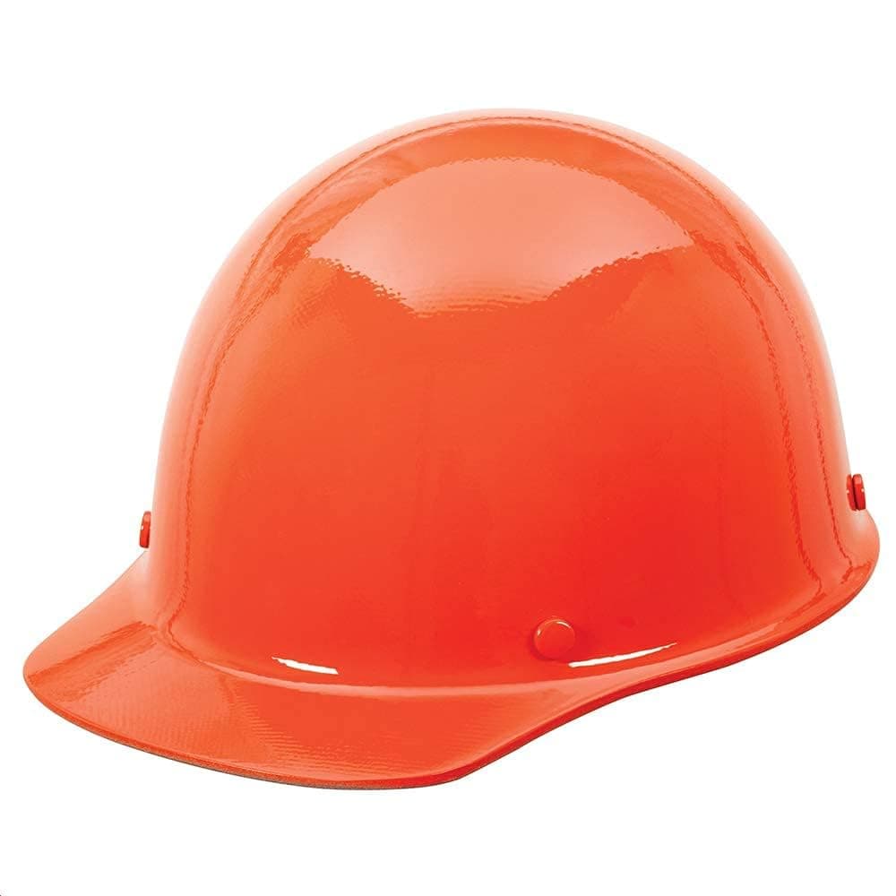 MSA Safety 482002 Skullgard Protective Cap with Fas-Trac Suspension and Welder's Lugs, Standard, Natural Tan