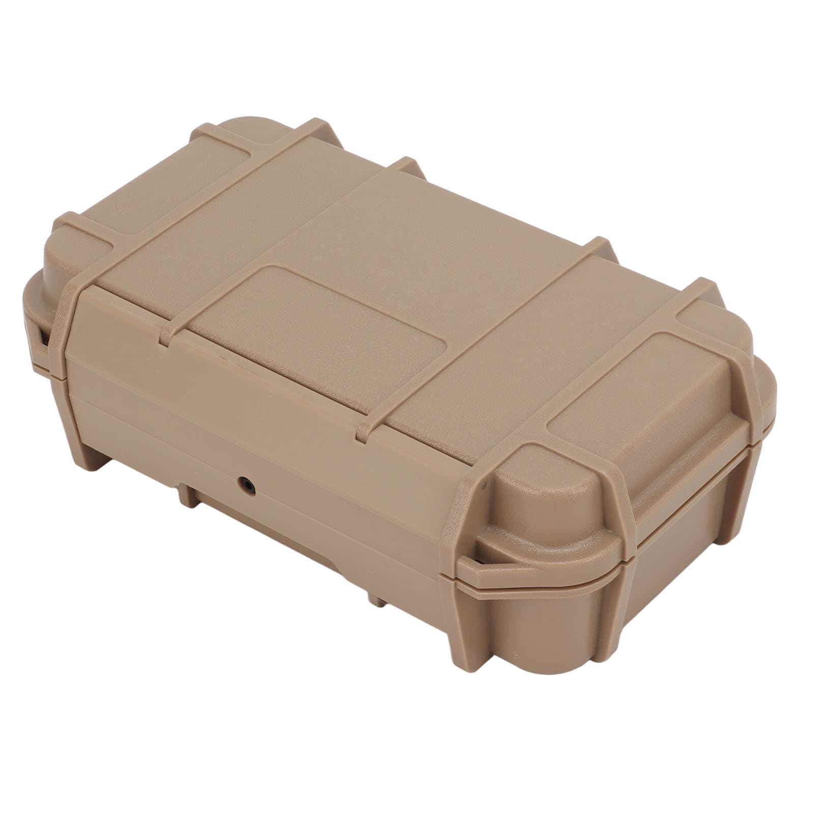 Waterproofs Hard Case,Safety Instrument Tool Box Portable Tool Box with Shock Proof Sponge Abs Plastic Storage Toolbox for Outdoor Camping 21x13.3x6.5cm 3 Colors (Double-layer waterproof box, mud