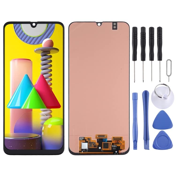 Lkfyyds LCD Screen for Galaxy M31 / Galaxy M31 Prime with Digitizer Full Assembly(Black)