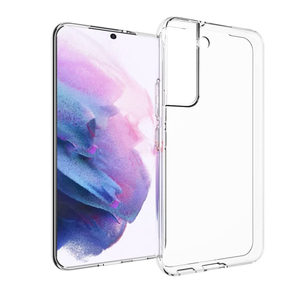 KEEPCA Galaxy S22 5G Clear Case, Phone Cases, Slim Thin Soft Flexible TPU Rubber Gel Skin Silicone Lightweight Anti-Scratch Shockproof Protective Cover for Samsung Galaxy S22, Crystal Clear