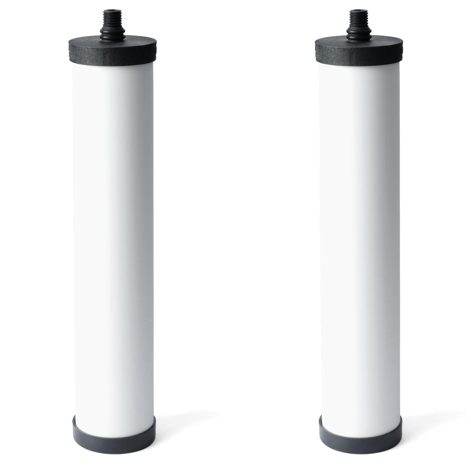 Erchon FRC06 Water Filter Cartridge Compatible with Franke FRCNSTR FRCNSTR100 Canister, Undersink Water Filtration System Parts Ceramic Activated Carbon 2 Pack