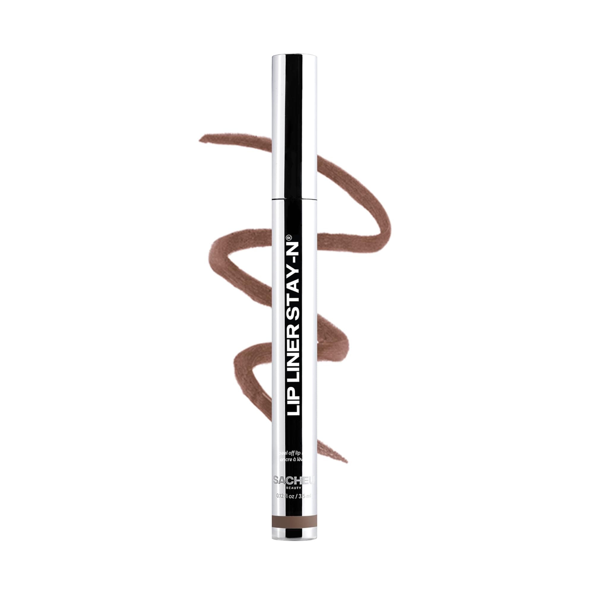 Sacheu Lip Liner STAY-N Peel Off Lip Stain, Longwear, HEY-zel