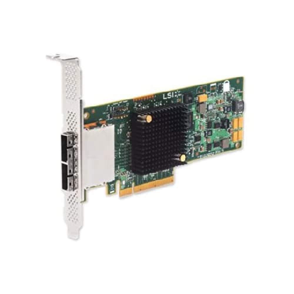 Lsi SAS9207-8E Logic SGL SAS PCIE 12/3.3V CTLR 8Port Ext 6GB/S SATA Plus SAS