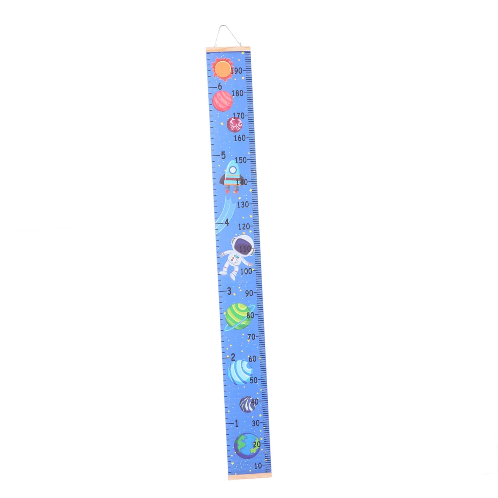 SWOOMEY 1Pc Height Measuring Tape Durable Canvas Growth Chart for Fun Wall Decor for Nursery Room for Tracking Height Changes and Family Bonding
