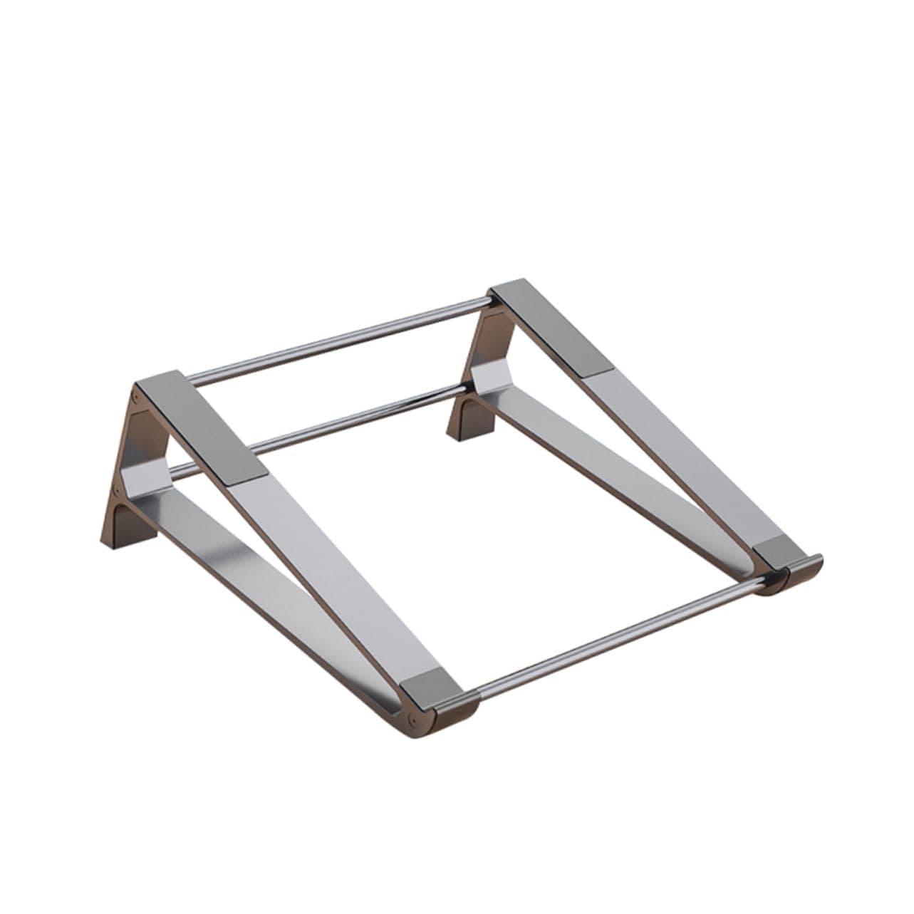 QUMIIRITY Aluminum Laptop Stand and Cooling Rack Portable Foldable Holder for Notebook Computer Home Office Deep Space Gray