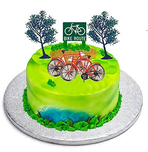 Cakesupplyshop B9781- Bicycle(bike) Cycling Cake Topper