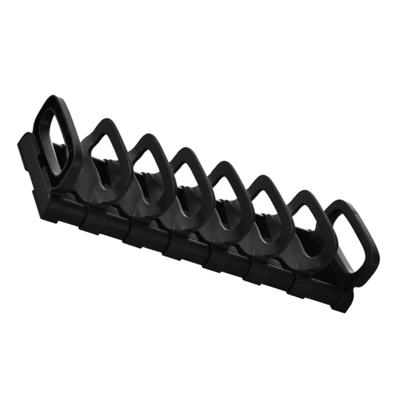 LALADEFIEE 8grid Multi-compartment Sink Rack Dish Drainer Tray Kitchen Utensils Rack Small Dish Stylish