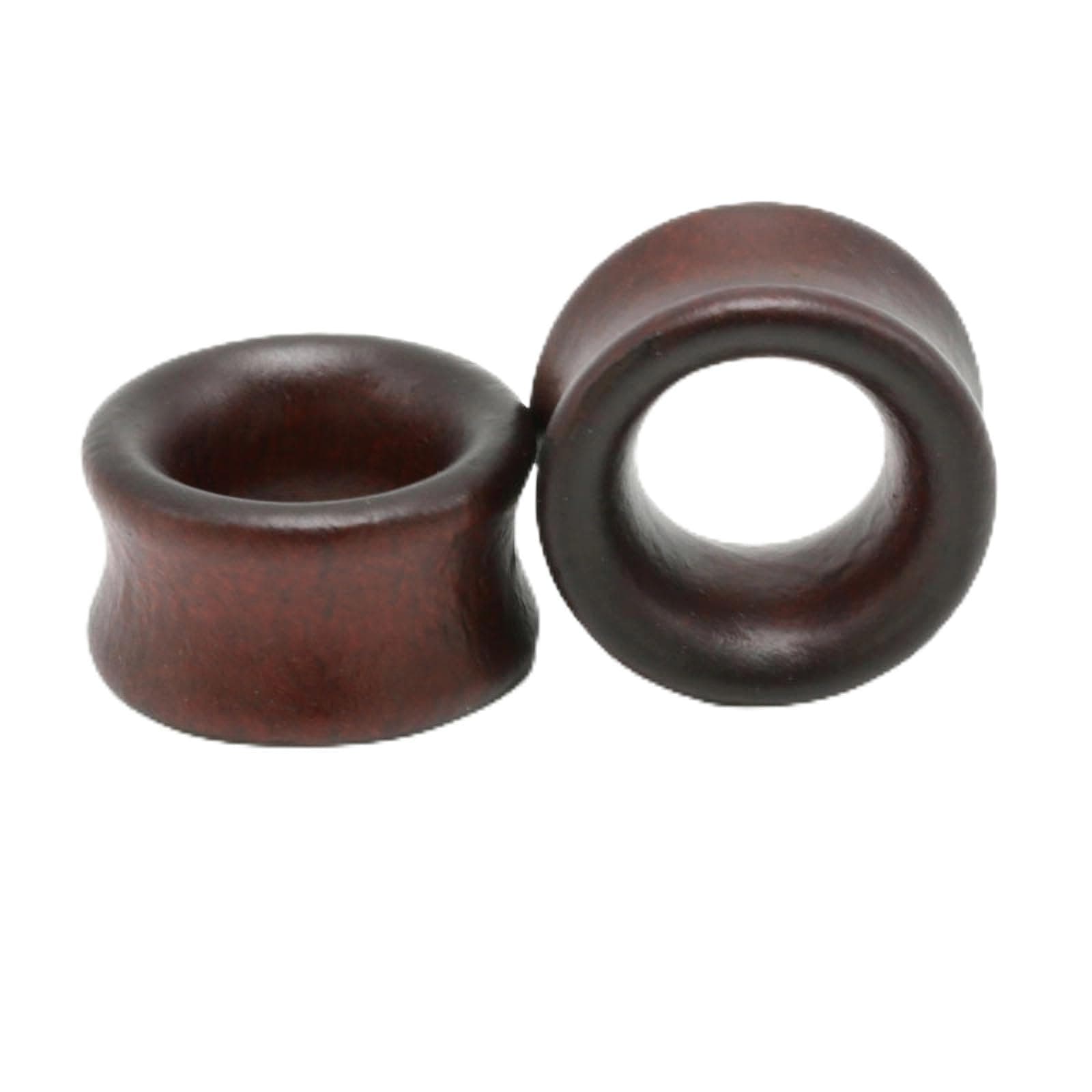 Decentraland Brown Wood Ear Gauges Vintage Wooden Ring Body Piercings Gauge Ear Plugs Tunnels 9/16"(14mm)