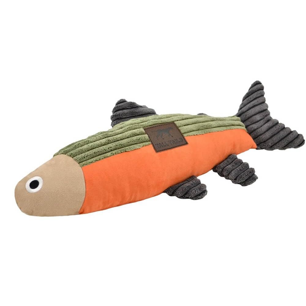 Tall Tails Plush Fish with Squeaker Toy for Dogs 12"