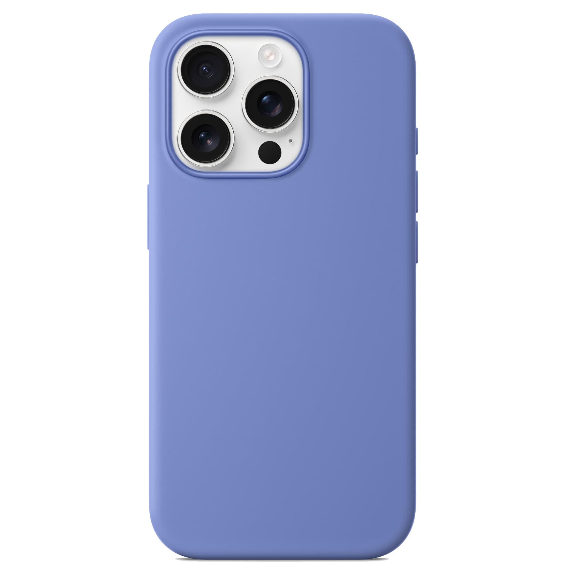 Silicone Case Compatible with Apple iPhone 16 Pro Max Silicone Case with Magsafe and Camera Control，Soft Slim Magnetic Phone Protection Cover Shell for Women Men (Periwinkle)
