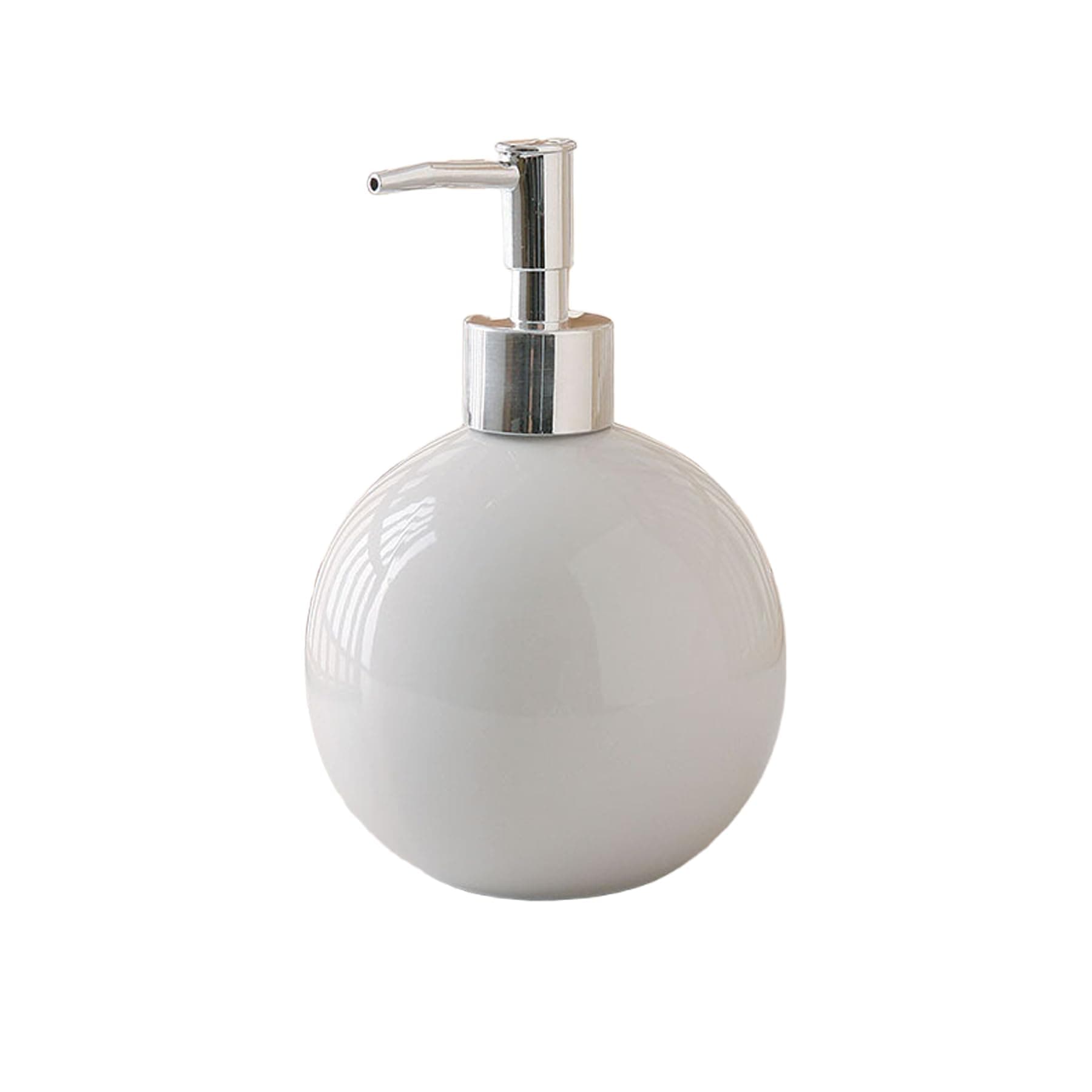 Fsocpen 18 Oz Ceramic Soap Dispenser with Rust Proof Pump,Ball Shaped Decorative Modern Minimalist Refillable Hand Lotion Pump Bottle,Hand Soap Dish Soap Dispenser for Kitchen Bathroom (Color 7)