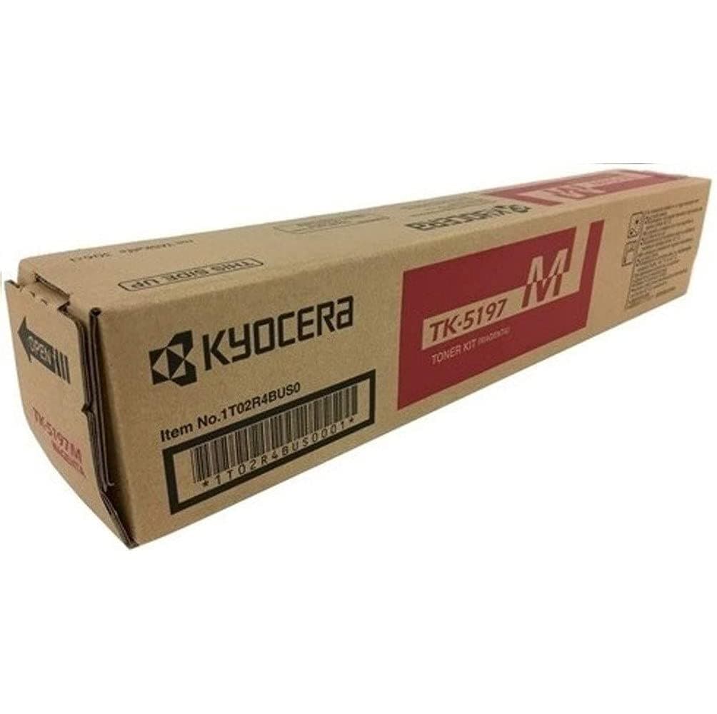 KYOCERA 1T02R4BUS0 Model TK-5197M Magenta Toner Cartridge for use TASKalfa 306Ci A4 Color Multifunctional Printers, Up to 7000 Pages Yield at 5% Average Coverage
