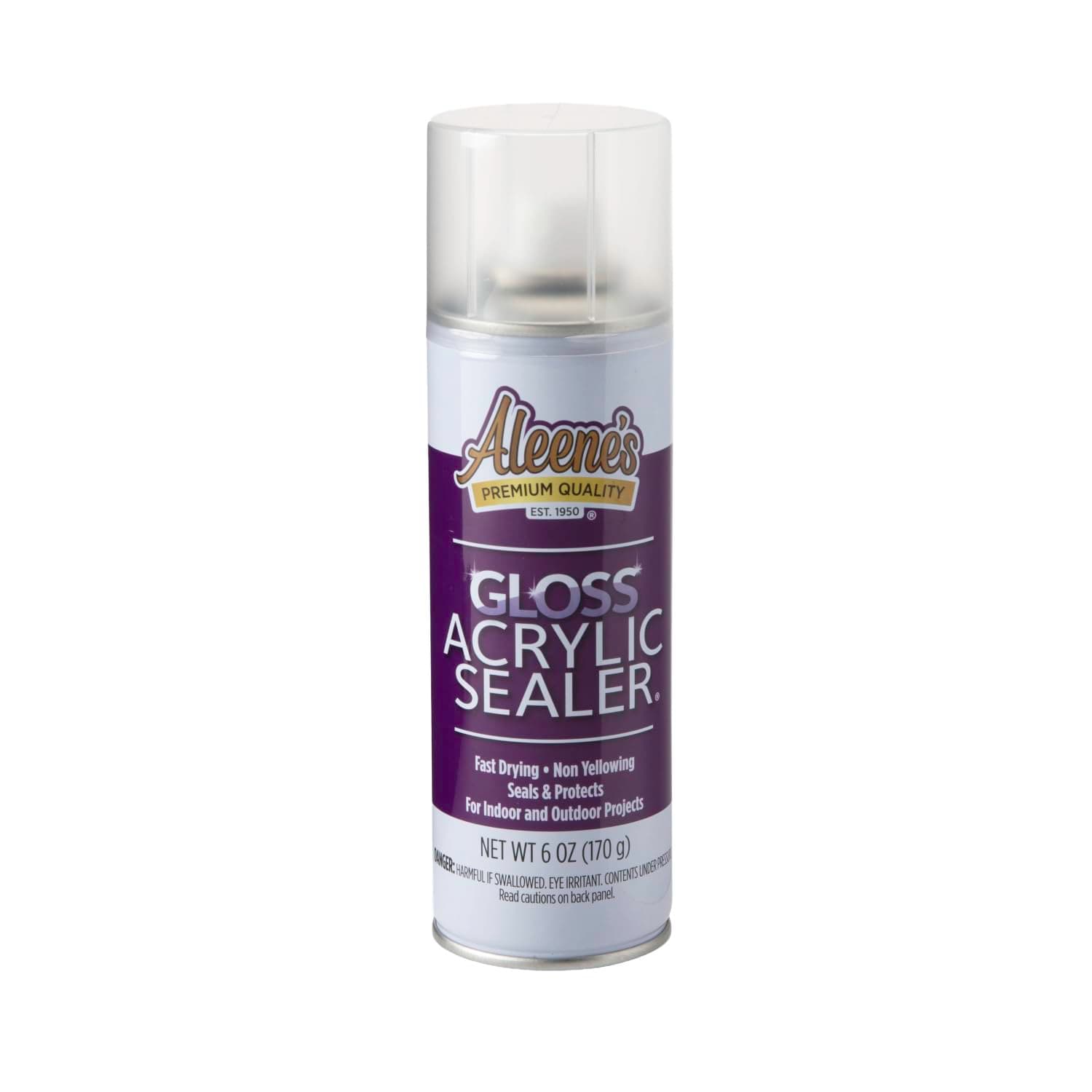 Aleene's 26412 Spray Acrylic Sealer Gloss Finish, 6-Ounce