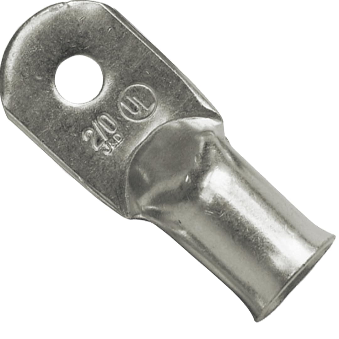 Ancor 242245 Marine Grade Electrical Heavy Duty Tinned Copper Lugs (6-Gauge, Size 5/16 Screw, 25-Pack)