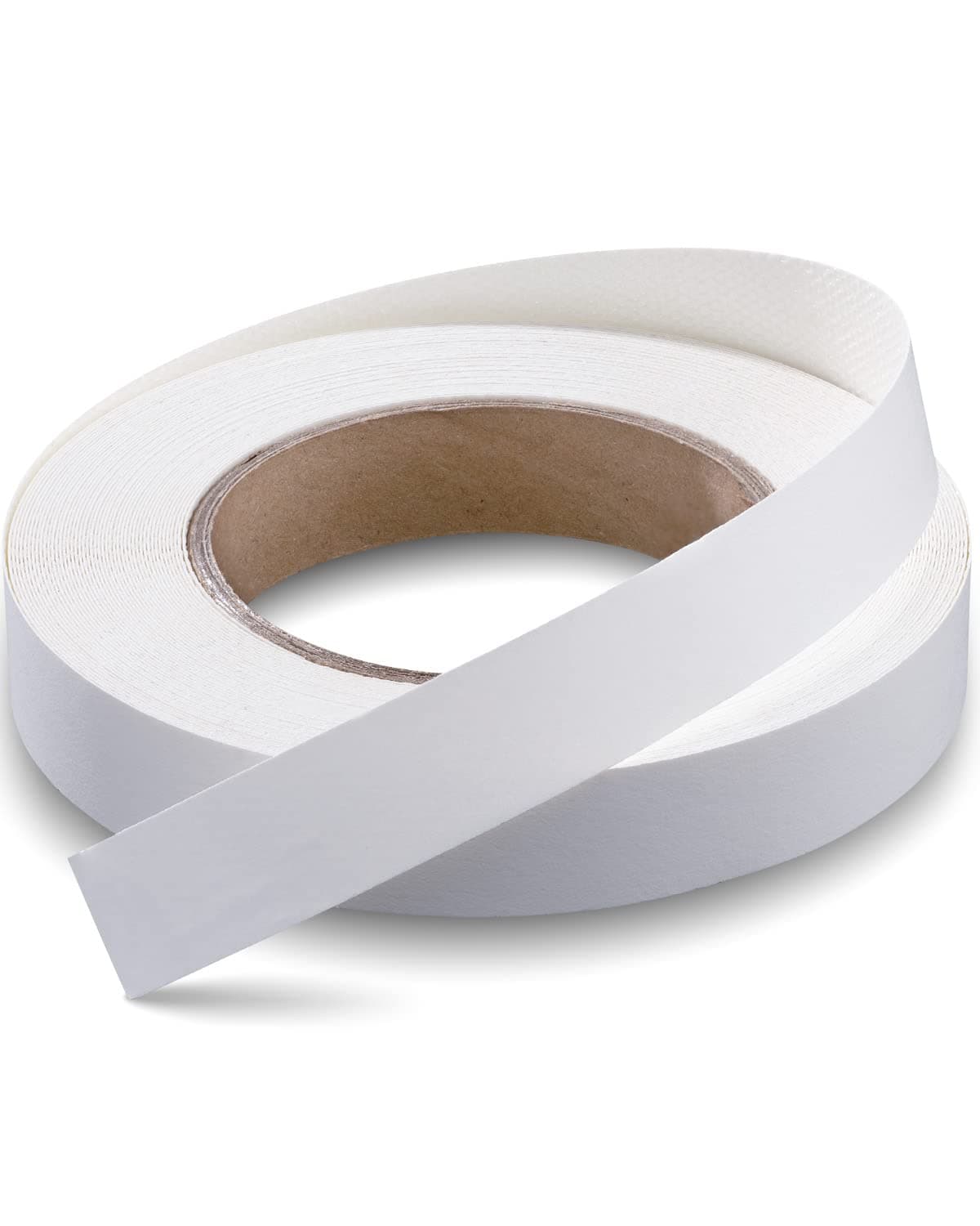 FAKILO Melamine Edge Banding, White Pre-glued Veneer Edge Banding for Cabinet Repair Furniture Restoration (3/4" x 50ft)