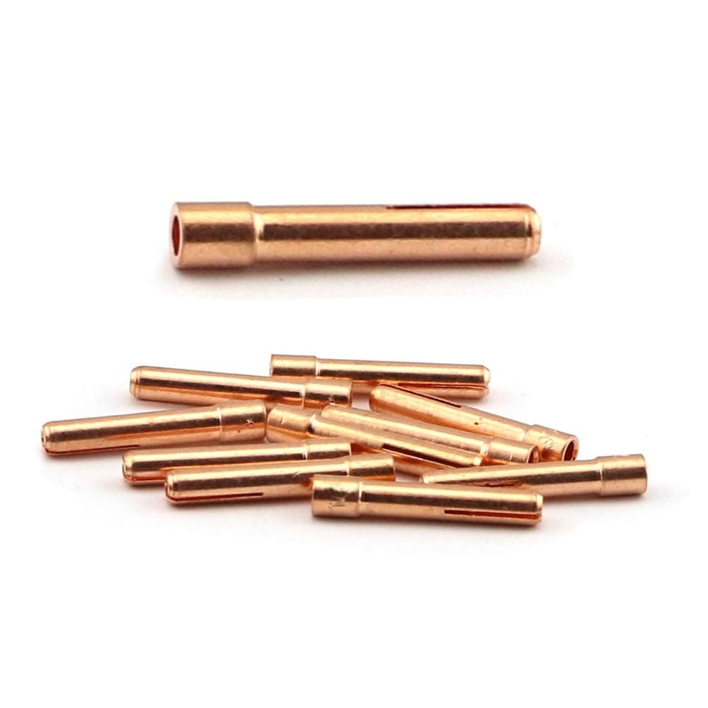 WeldingCity 10-pk Collet 13N20 (0.020") for TIG Welding Torch 9, 20 and 25 Series in Lincoln Miller ESAB Weldcraft CK Everlast