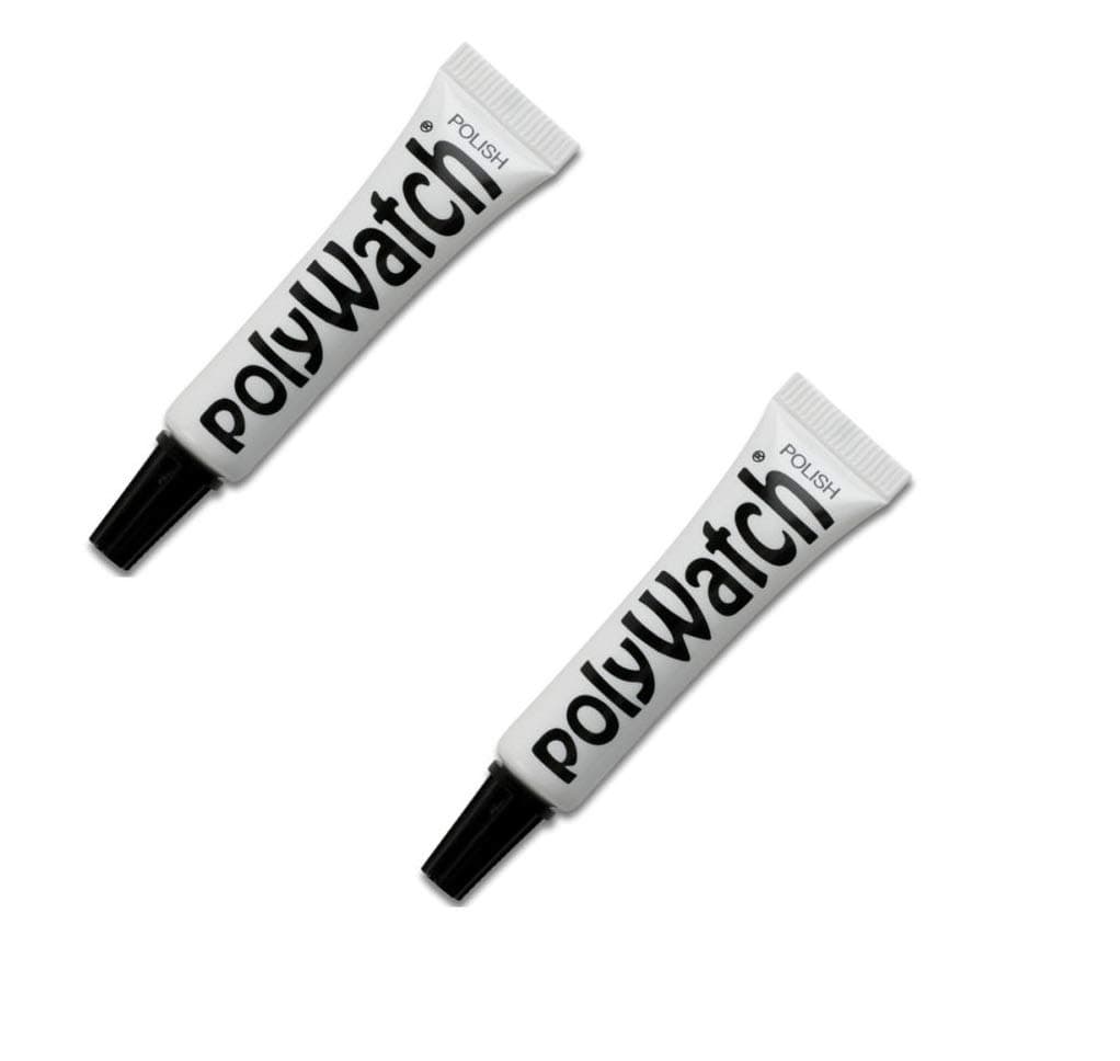 PolyWatch プラスチックウォッチ クリスタル スクラッチリムーバー ポリッシュツール SS013059000-2パック