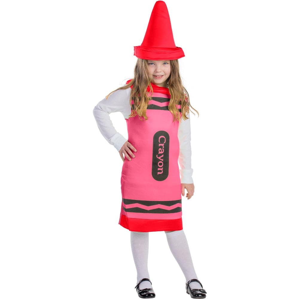 Dress Up America - 598-S - Déguisement de crayon - 4-6 ans - Taille 99-115 cm - Rouge
