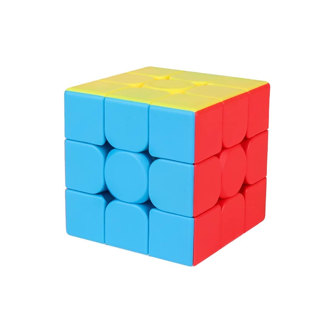 UUWEI 3x3x3 Speed Cube,Stickerless Magic Cube,Smooth Turning Puzzle Box with Anti-Sticky Design,The Most Educational Toy to Effectively Improve Your Child's Concentration and Responsiveness