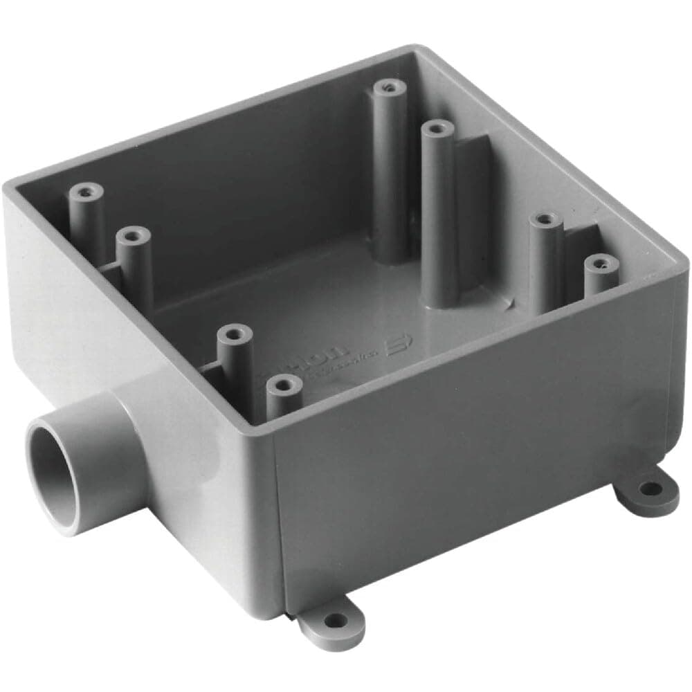 Lamson E9802E-CAR Carlon 3/4" Two Gang Box
