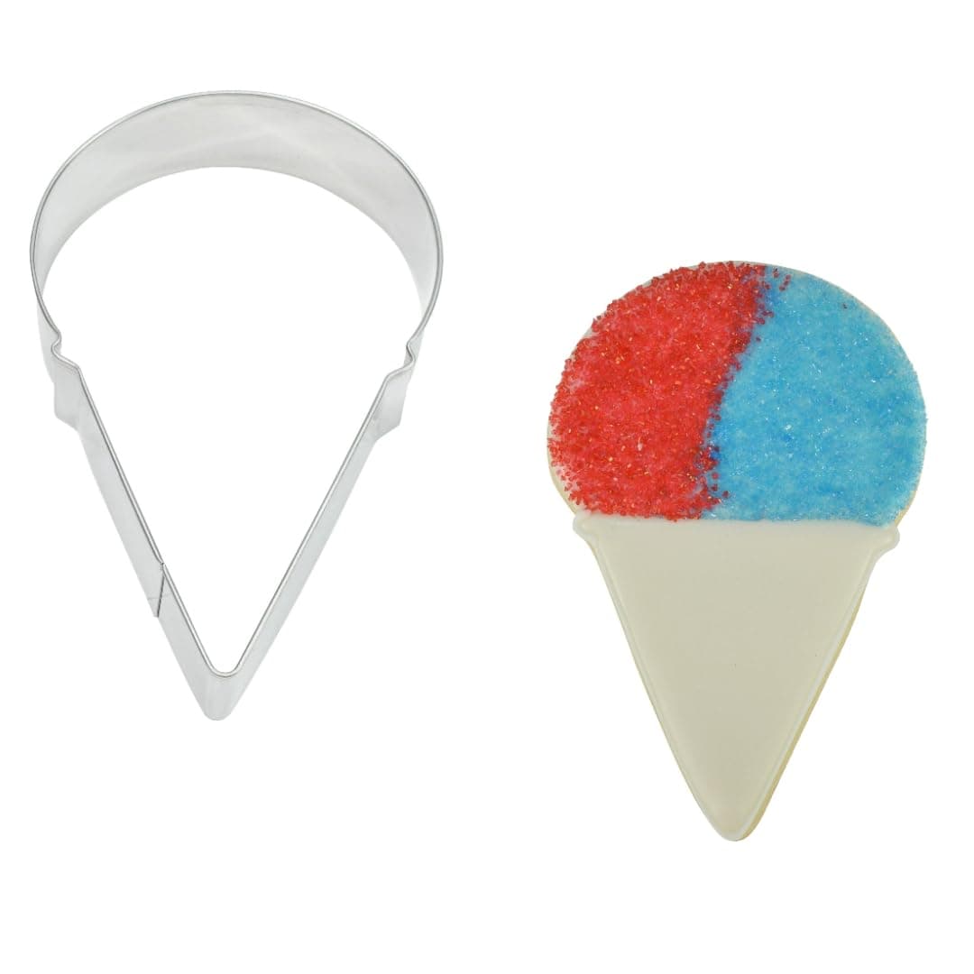 R&M Snow Cone Cookie Cutter 3.75" - Stainless Steel