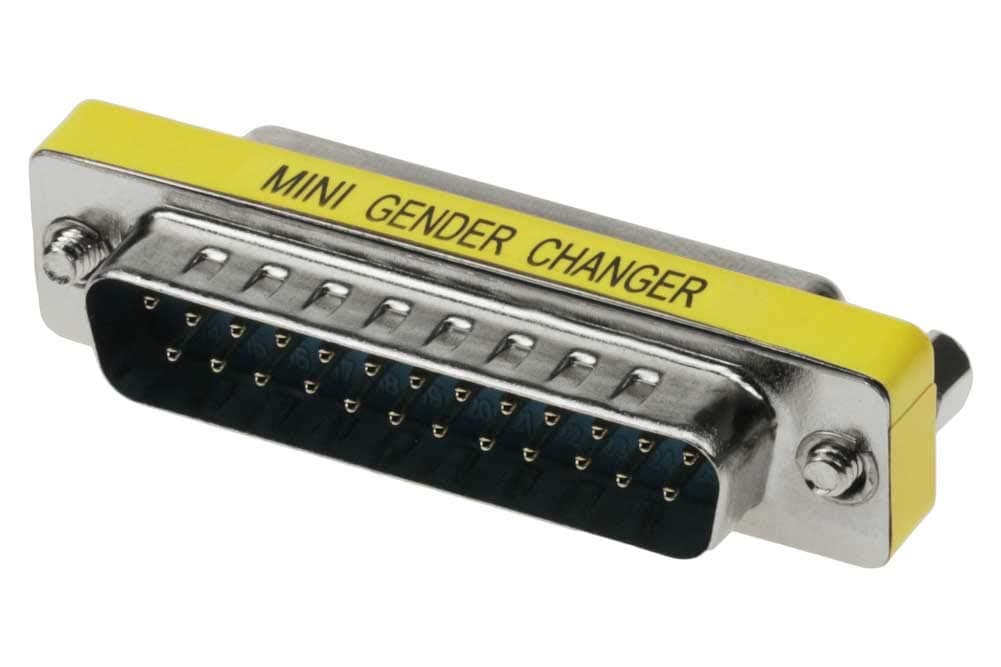 SF Cable, DB25 M/F Mini Gender Changer (Coupler)