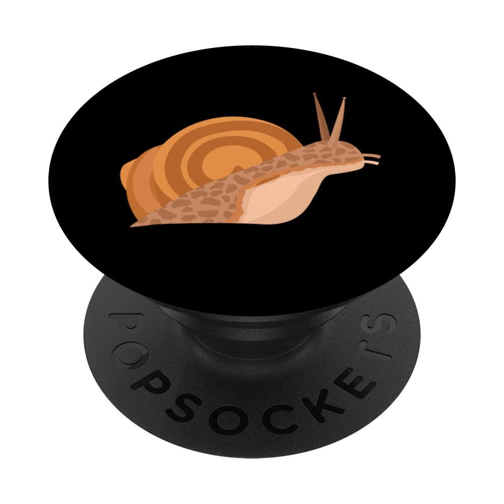 Snail Illustration Art Slug Gift Snail PopSockets Grip and Stand for Phones and Tablets