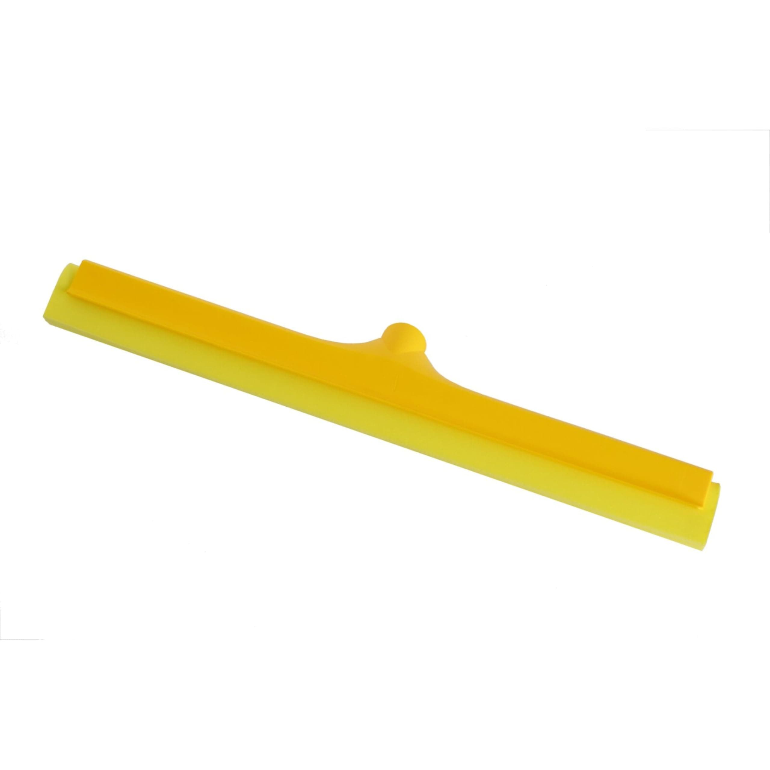Carlisle 4156804 Spectrum Double Foam Rubber Floor Squeegee, 24" Width, Yellow (Case of 6)
