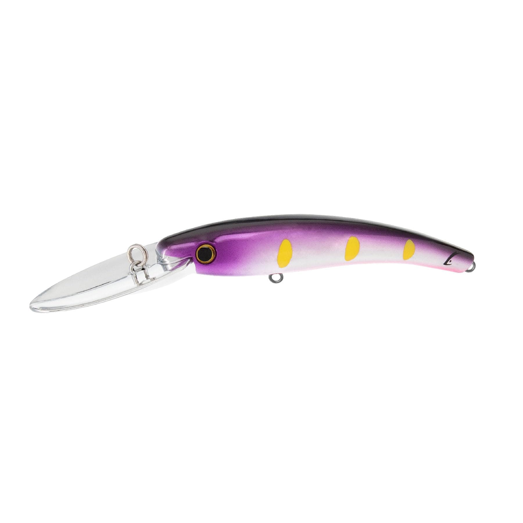 Bill Lewis Fishing Lipless Lifelike Trolling Precise Walleye Crankbait Lite with Two Large Mustad Triple Grips, HUFF N Puff